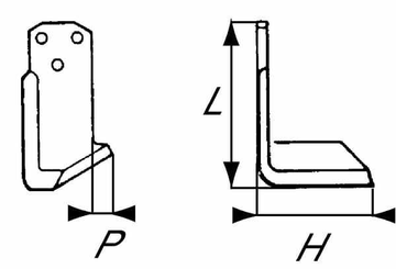 Pièces agricoles - Travail du sol - Lame de fraise g. Maletti-G