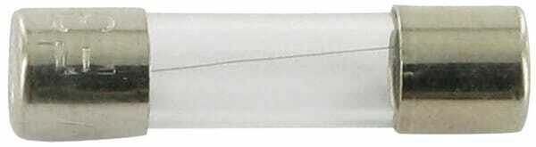 Pièces agricoles - Electricité - Fusible verre 0,4A longueur 20mm pack 10x
