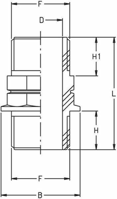 Pièces agricoles - Pièce Pulvérisateur - Raccord double 3/4" M/M