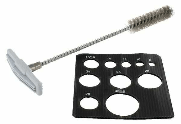 Pièces agricoles - Fasteners - Brosse ronde en acier pour perçage Ø 18