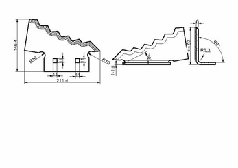 Pièces agricoles - Fenaison & élevage - Section de désileuse G.