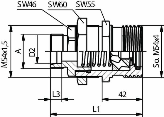 Pièces agricoles - Hydraulique - Manchon accouplement 30S