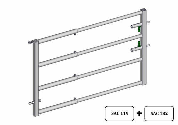 Materiels - Accessoires 30Kg-50Kg - PORTE AUTOLOCK EX4 DE 1/2M
