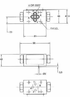 Pièces agricoles - Hydraulique - Clapet antiretour commandé NG6