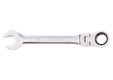 Clé mixte à cliquet tête inclinable 8mm