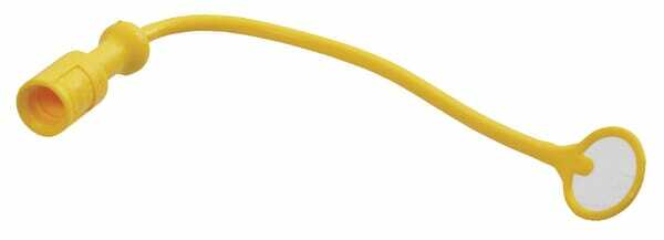 Pièces agricoles - Hydraulique - Bouchon jaune pour mâle ANV1/4