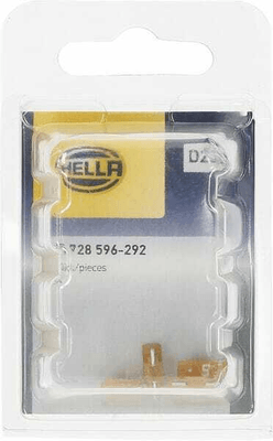 Pièces agricoles - Eclairage - Fusible mini blade low 5A longueur 8,4mm orange pack 5x Hella