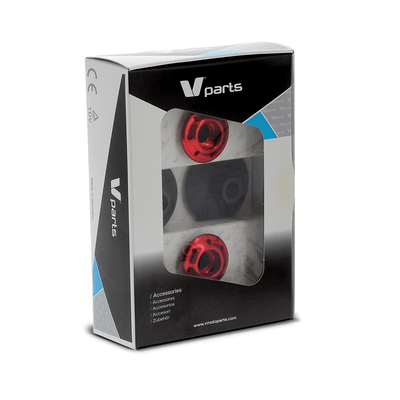 Pièces Quad & Motos - Equipement véhicule - Diabolos V PARTS M8x1,25 rouge