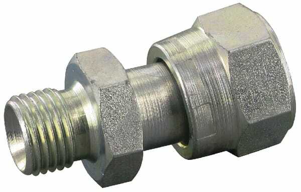 Pièces agricoles - Hydraulique - Nipple M/Fm 1/4" BSP x 11/16"