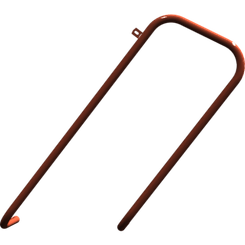 Pièces agricoles - Pièce divers - garde-corps soudé à gauche -peint-