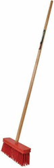 Pièces agricoles - Cloture,Jardin & Sylviculture - Balai 30cm FSC PVC rouge manc.