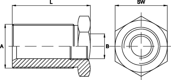 Pièces agricoles - Hydraulique - Adaptateur M/F
