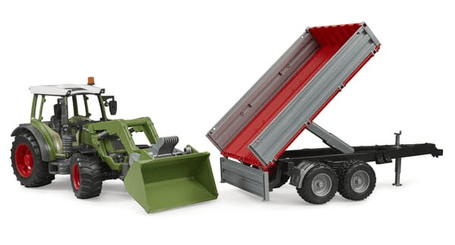 Loisirs - Jouets - Vario 211 avec chargeur frontal et benne basculante Fendt