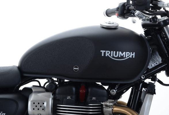 Pièces Quad & Motos - Equipement véhicule - Kit grip de réservoir R&G RACING 2 pièces noir Triumph Street Twin