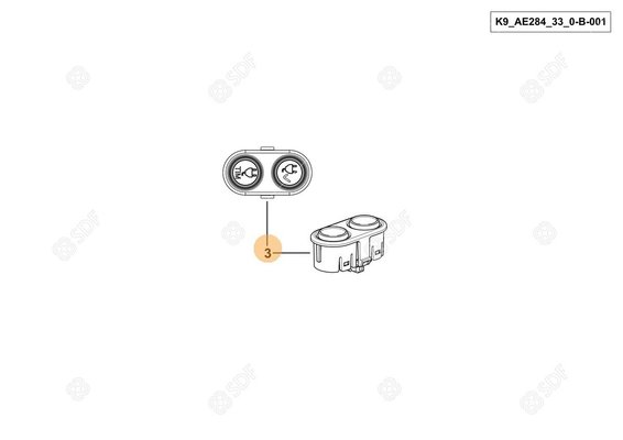 Pièces agricoles - Pièce divers - bouton TIM