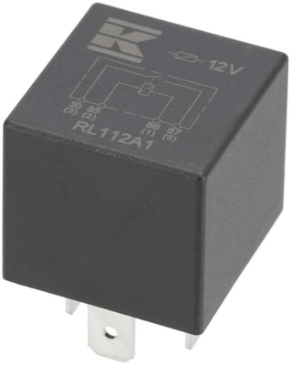 Pièces agricoles - Eclairage - Mini relais 12V, normalement ouvert, 40A, sans support
