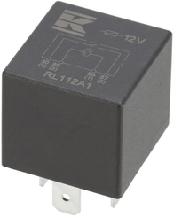 Pièces agricoles - Eclairage - Mini relais 12V, normalement ouvert, 40A, sans support
