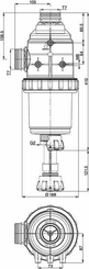Pièces agricoles - Pièce Pulvérisateur - Filtre d'aspirat. 200-260l T7