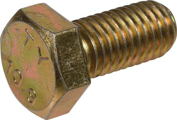Pièces agricoles - Machines - Boulon à tête hexagonale, acier