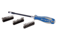 Tournevis flexible porte embouts magnétique 1/4" + embouts