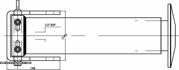 Pièces agricoles - Hydraulique - Pied béqu 65-250 fermeture rap