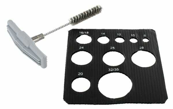 Pièces agricoles - Fasteners - Brosse ronde en acier pour perçage Ø 12