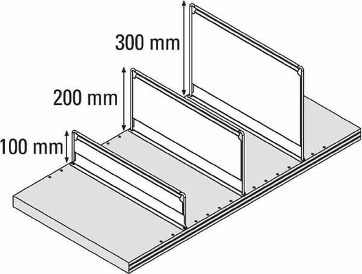 Pièces agricoles - Outils atelier - Séparateurs en tôle d'acier 40x10cm