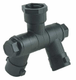 Porte-buse double pivotant 3/8"F.