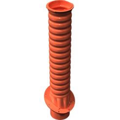 Pièces agricoles - Pièce divers - Tube diffuseur 135-système soudé -peint