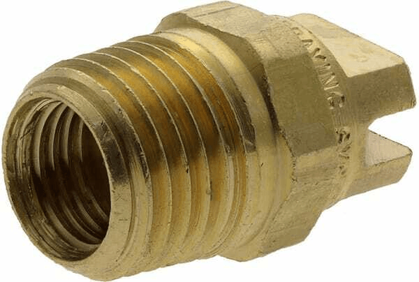 Pièces agricoles - Pièce Pulvérisateur - Buse à jet plat H14VV 110° 3 dorée laiton TeeJet