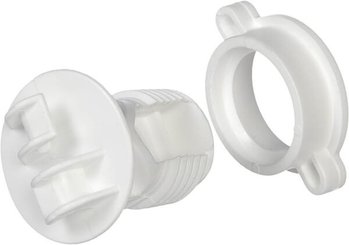 Pièces agricoles - Cloture,Jardin & Sylviculture - 10 Isol. à écrou blanc ø6-16mm