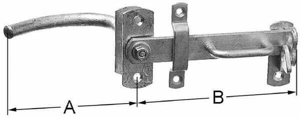 Pièces agricoles - Fasteners - Loquet de porte pour étable