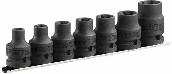 Outils - Outils divers - Jeu douille torx 7 pièces