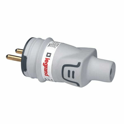 Pièces agricoles - Electricité - Fiche mâle Plexo IP44 grise