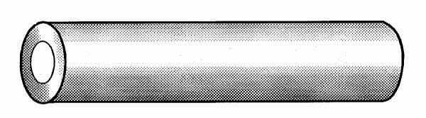 Pièces agricoles - Roulements - Barre nylon creux Ø80x50mm 1mt