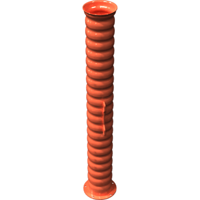 Pièces agricoles - Pièce divers - tube de diffuseur soudé d=100x889