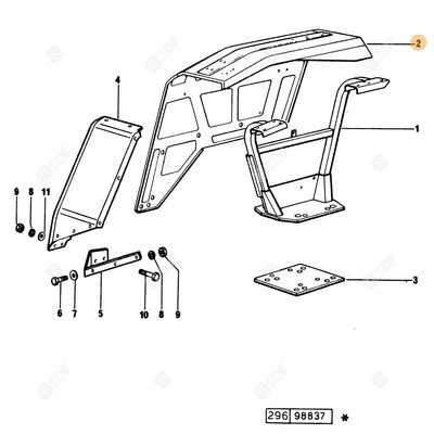 Pièces agricoles - Cabine et structure - AILE