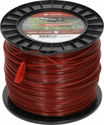 Pièces agricoles - Jardin et forêt pièce adaptable - Fil de coupe Ø 2.4mm 343m carré rouge Kramp