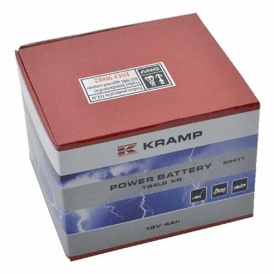 Pièces agricoles - Eclairage - Batterie 12V 4Ah 45A avec pack d'acide Kramp