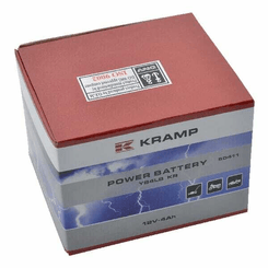 Pièces agricoles - Eclairage - Batterie 12V 4Ah 45A avec pack d'acide Kramp