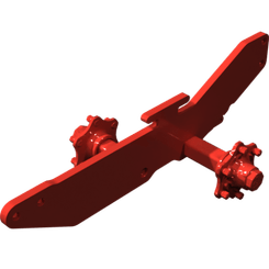 Pièces agricoles - Pièce Semoir - Cadre de roue l. sans frein peint