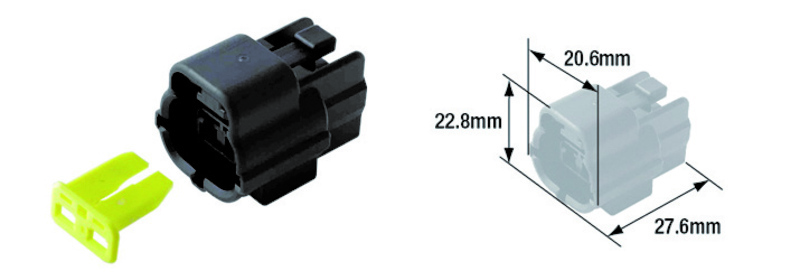 Pièces Quad & Motos - Outillage - Connectique électrique femelle étanche TOURMAX type 070 (FRA)