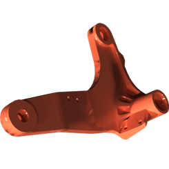 Pièces agricoles - Pièce divers - Guide d’essieu moulé à gauche usiné