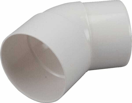Pièces agricoles - Hydraulique - Coude PVC 80 mm 45° blanc