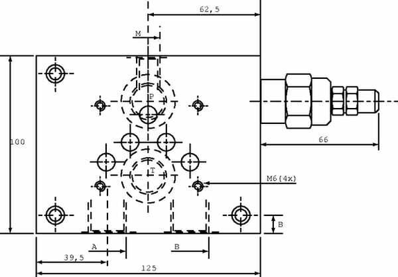 Pièces agricoles - Hydraulique - Plaque de base