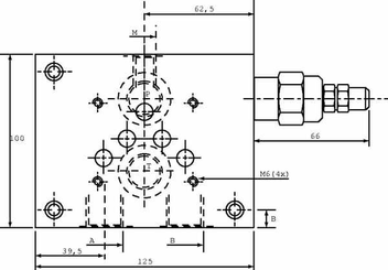 Pièces agricoles - Hydraulique - Plaque de base