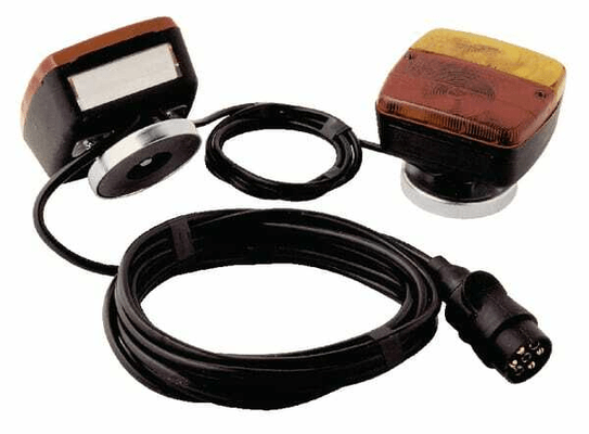 Pièces agricoles - Eclairage - Kit signalisation feux arrière câble 12 m magnétique