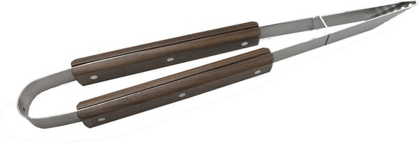 Objets publicitaires - Objets publicitaires divers - Pince pour outils de BBQ teinte noyer