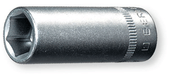douille longue 6 pans entraînement 1/4" longueur 50mm SW 5 (par 1)
