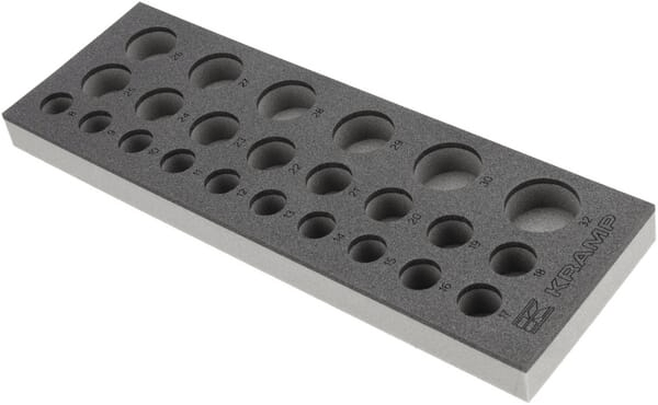 Outils - Outils divers - Insert en mousse pour jeu de douilles 1/2" 24 pcs